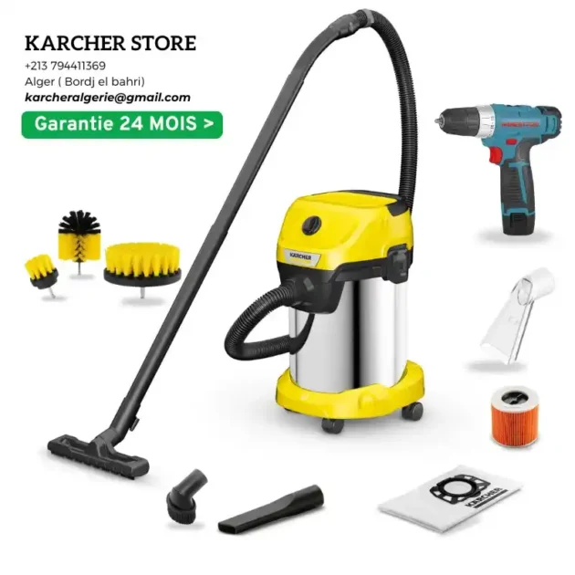 Aspirateur eau et poussières WD 3 S V-19/4/20 KIT LIFTING